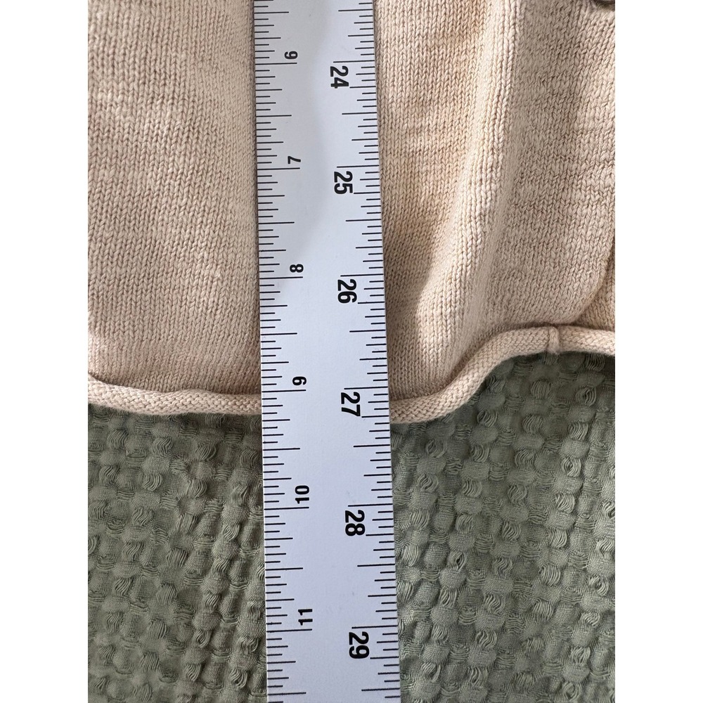 Free People FP Beach Long Sleeve Button Front Shirt Oversized Large Linen‎ Blend - Picture 11 of 11